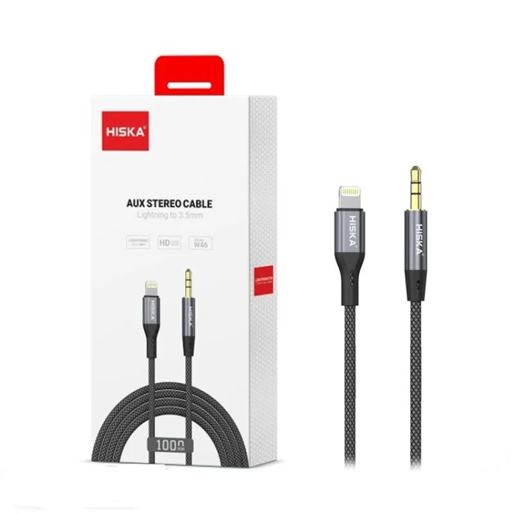 هیسکا کابل Aux To Lightning هیسکا مدل W46