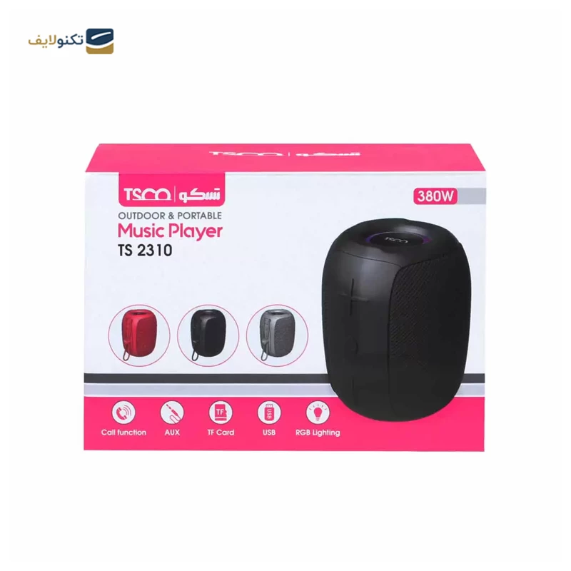 اسپیکر بلوتوثی قابل حمل تسکو مدل TS 2310