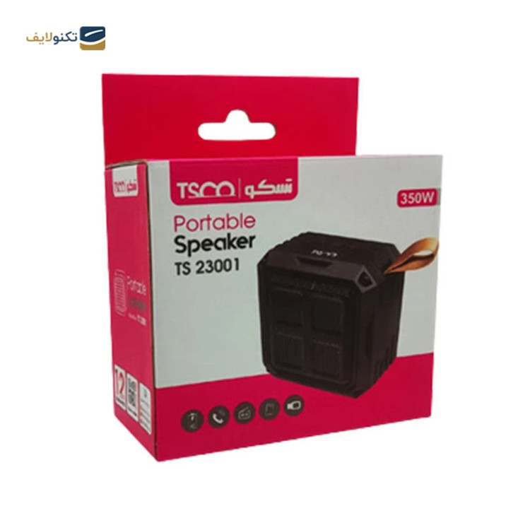 اسپیکر بلوتوثی قابل حمل تسکو مدل TS 23001