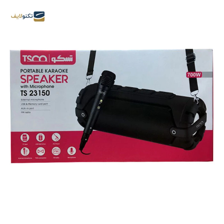 اسپیکر بلوتوثی قابل حمل تسکو مدل TS 23150