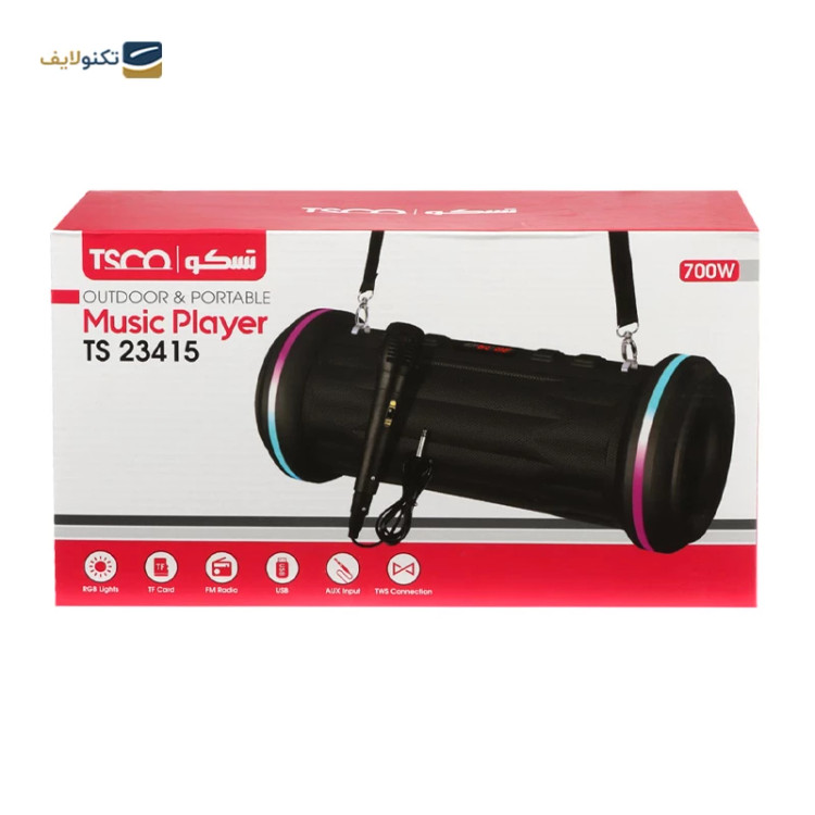 اسپیکر بلوتوثی قابل حمل تسکو مدل TS 23415