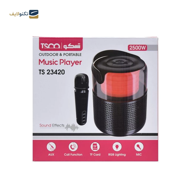 اسپیکر بلوتوثی قابل حمل تسکو مدل TS 23420